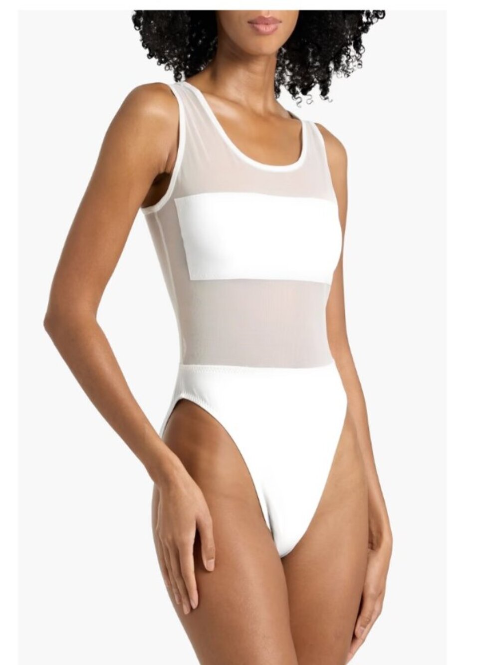NWT- NORMA KAMALI Dash Dash Mio mesh-paneled swimsuit